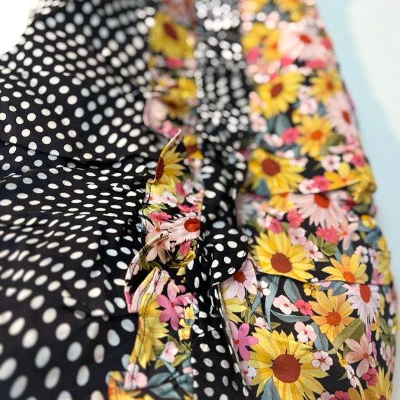 For Love & Lemons MOCHI SHIRRED MINI DRESS - Picture 4 of 8